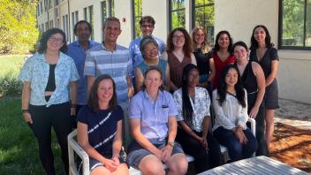 Happy scholars and faculty, post symposium