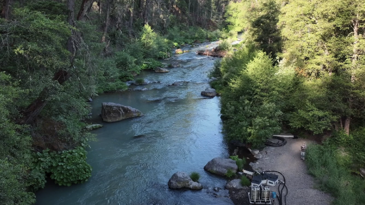 McCloud River with nature-based Nur system