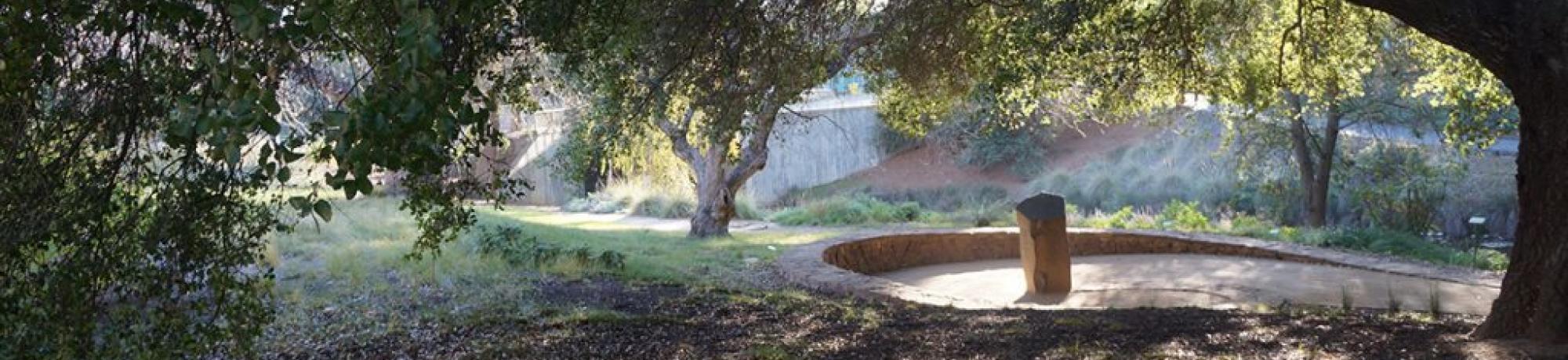 Native American contemplative garden at UC Davis